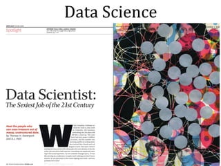 Data	Science
 