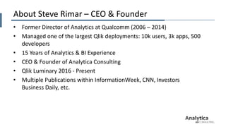 Big Data Analytics with Qlik & Splunk, Qlik Qonnections | PPTX