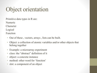 Data Objects R Big data analytics with R tool.pptx