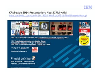 CRM-expo 2014 Presentation: Next ICRM-KAM 
https://de.scribd.com/doc/242141353/CRM-Expo-2014-Final-Presentation-ppt 
 