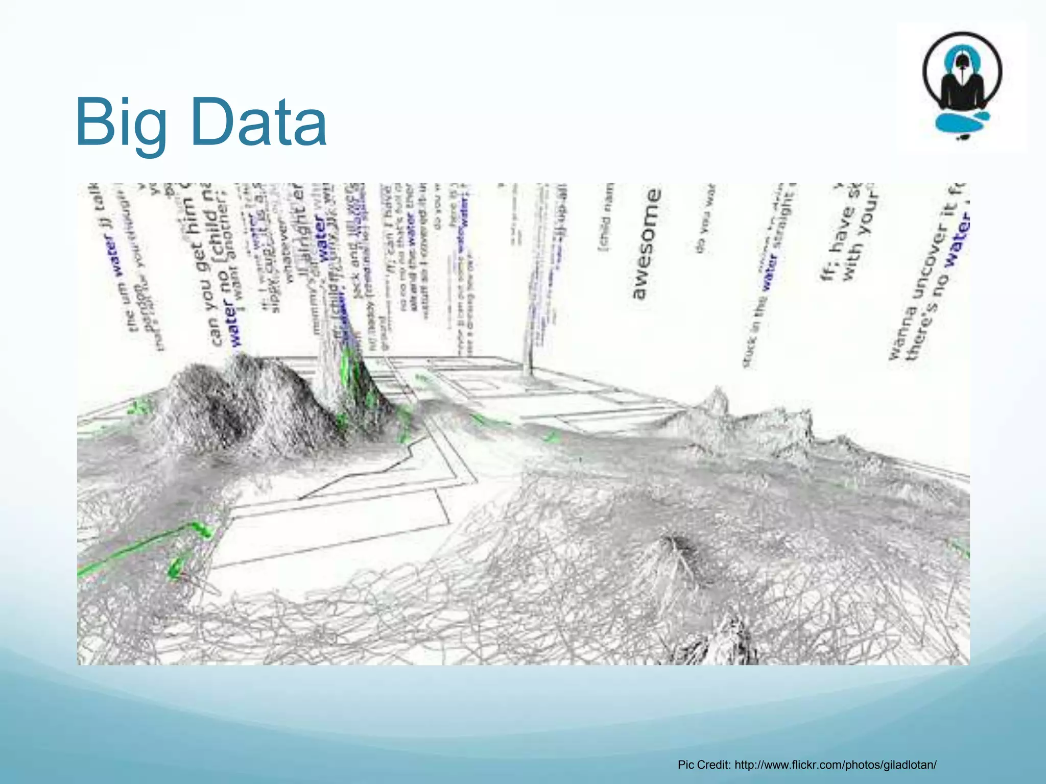 Big Data




           Pic Credit: http://www.flickr.com/photos/giladlotan/
 