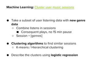 Big data and machine learning @ Spotify | PDF
