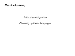 Big data and machine learning @ Spotify | PDF