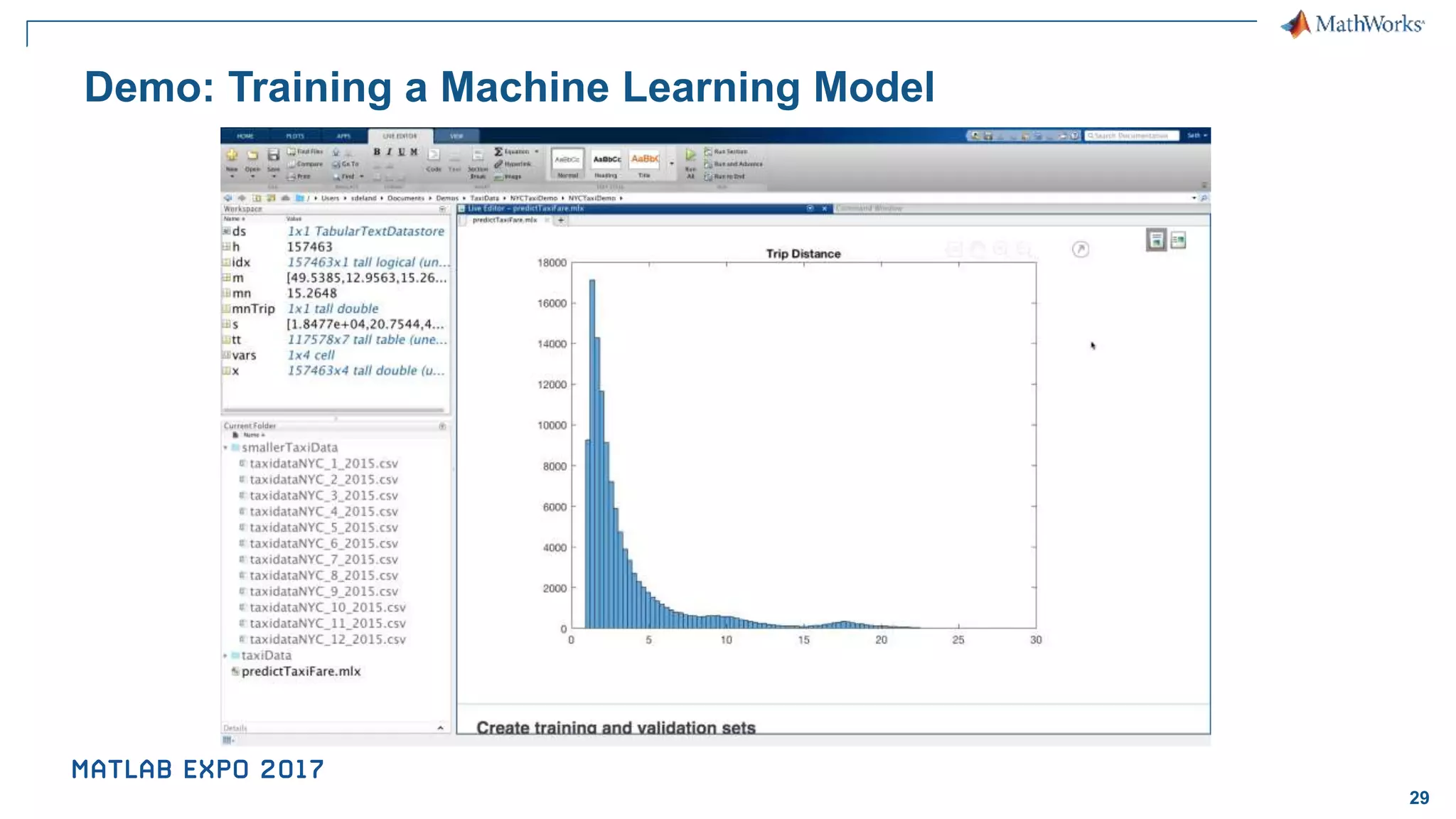 29 Demo: Training a Machine Learning Model 