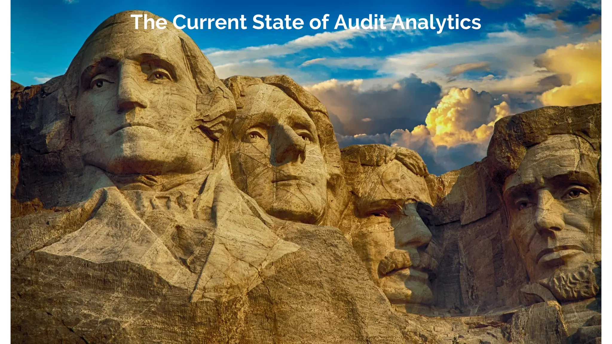 The Current State of Audit Analytics
 