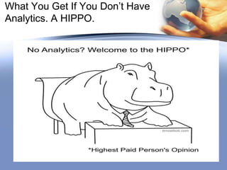 Some Middle Managers Don‘t Like
Analytics

 