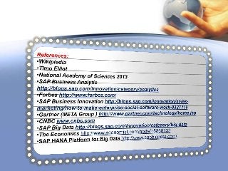 Big data and Predictive Analytics By : Professor Lili Saghafi