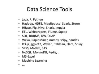 Big Data and the Art of Data Science | PPTX