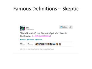 Famous Definitions – Skeptic
[… with a great salary]
 