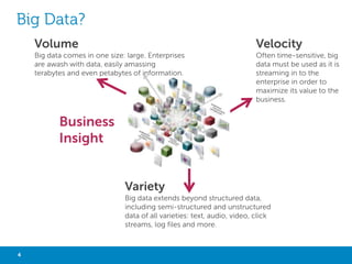 DATA-DRIVEN ON-LINE WEBSITES
• To run the apps : messages, posts, blog
entries, video clips, maps, web graph...

• To give the data context : friends
networks, social networks, collaborative
filtering...
• To keep the applications running : web
logs, system logs, system metrics, database
query logs...

4

Big Data with Not Only SQL

 