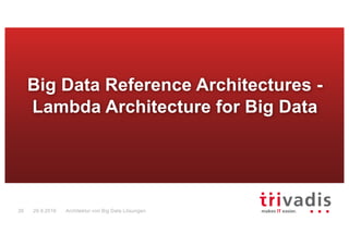 Big Data Architectures | PDF