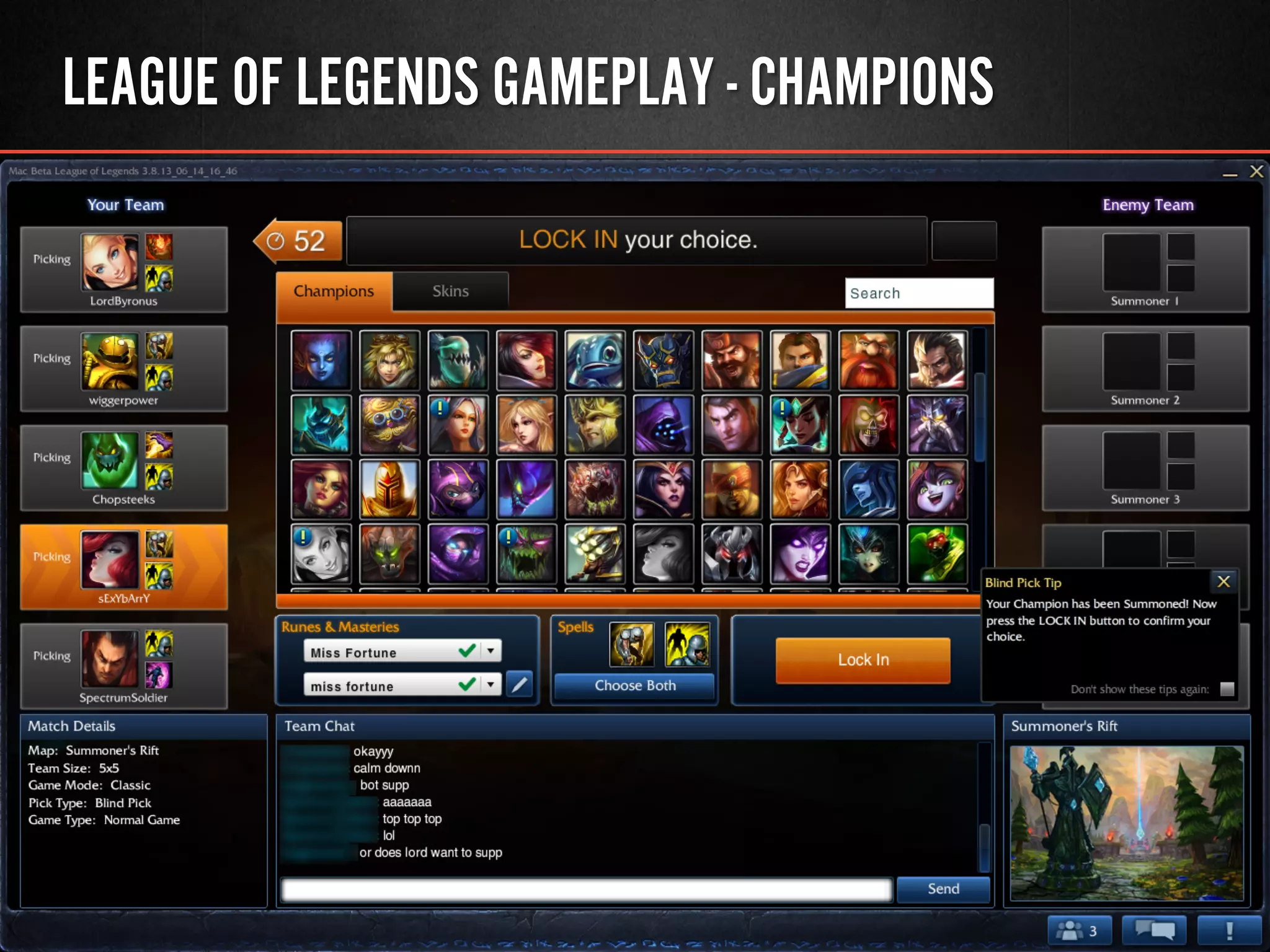 LEAGUE OF LEGENDS GAMEPLAY - CHAMPIONS
 