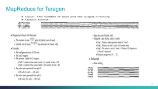 6
MapReduce for Teragen
 