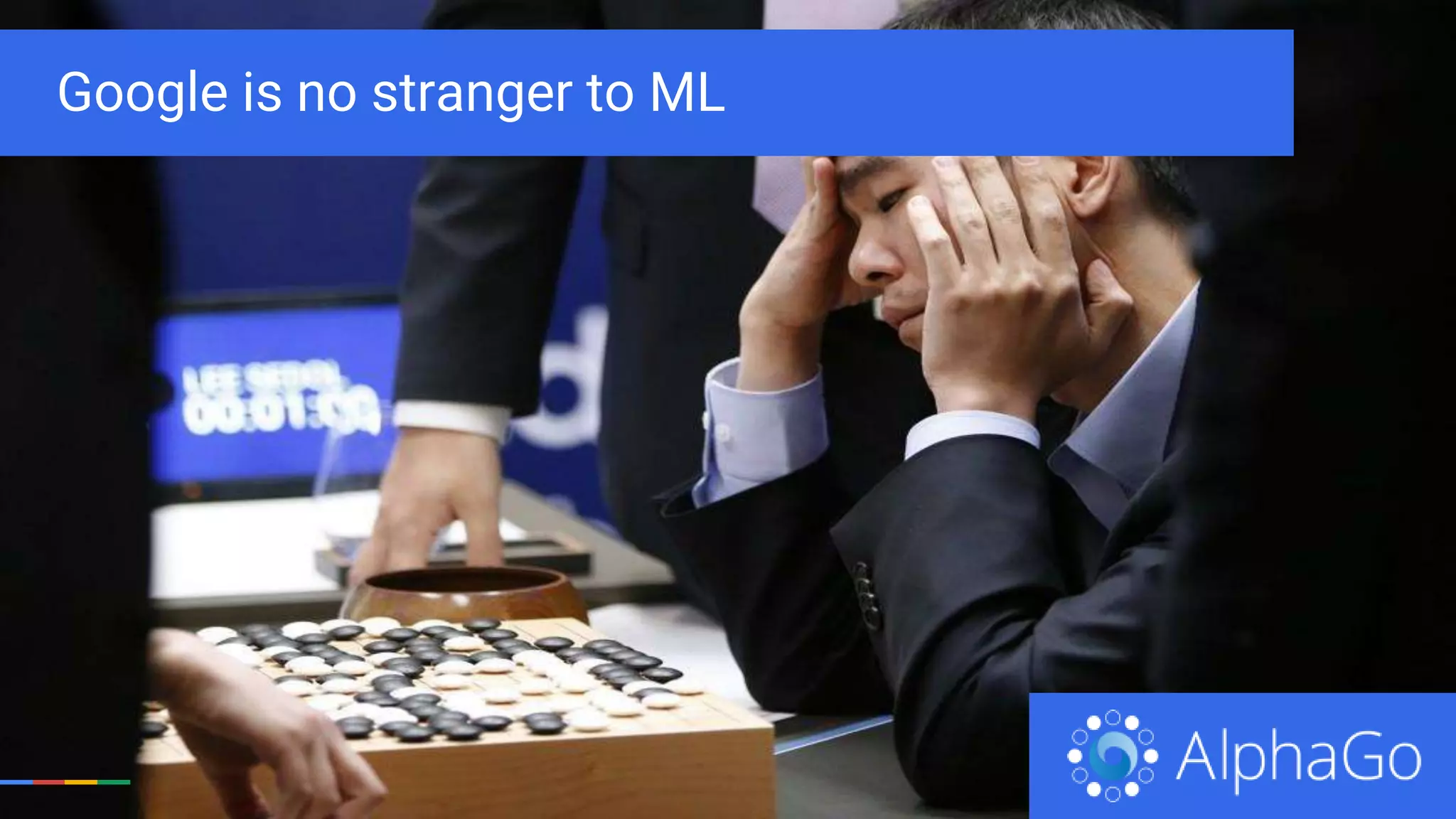 Google is no stranger to ML
 