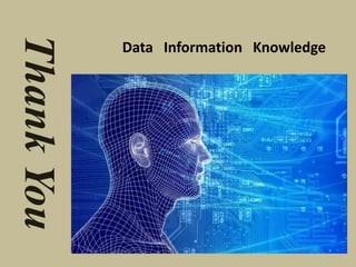 ThankYou
Data Information Knowledge
 