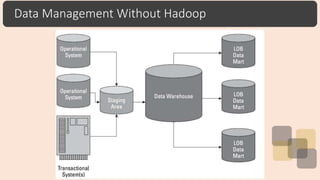 Data Management Without Hadoop
 