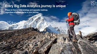 Every Big Data Analytics journey is unique
It pays to have a solid strategy and apposite roadmap,
regardless of where you're in your journey
 