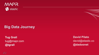 © 2015 MapR Technologies ‹#›
Big Data Journey
Tug Grall
tug@mapr.com
@tgrall
Tug Grall
tug@mapr.com
@tgrall
David Pilato
david@elastic.co
@dadoonet
 