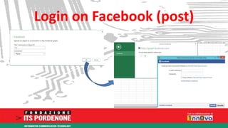 Login on Facebook (post) 
 