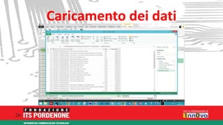 Caricamento dei dati 
 