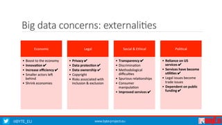 Big Data Externalities – the BYTE Case Studies | PDF
