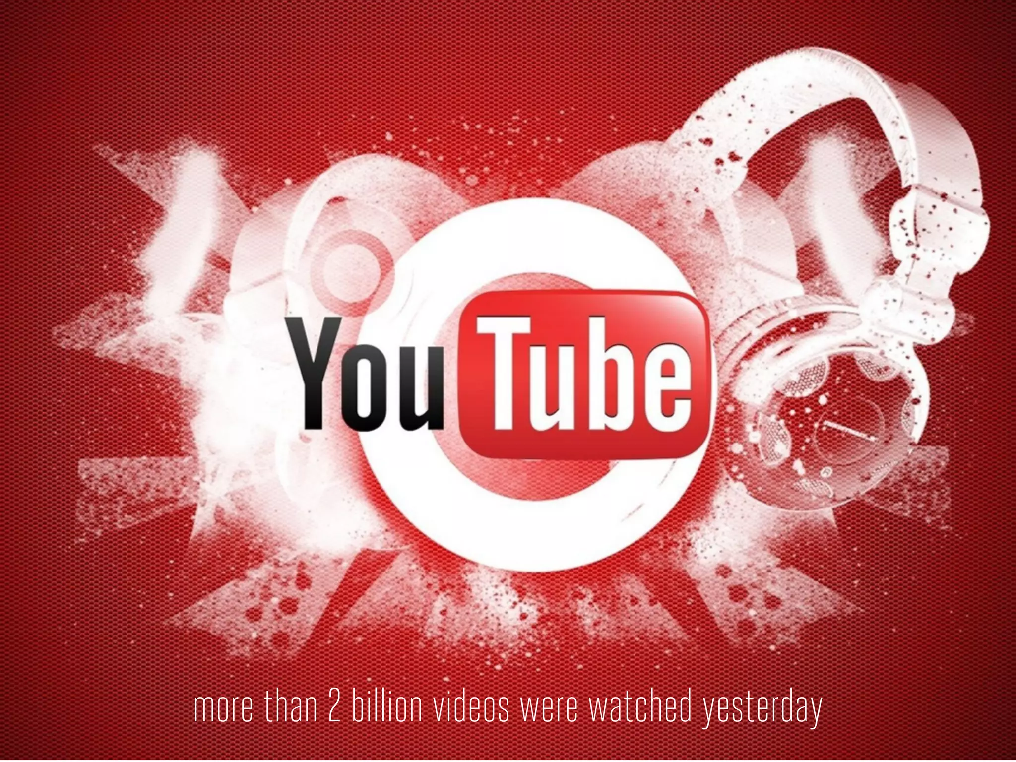 more than 2 billion videos were watched yesterday