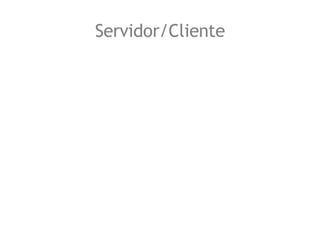 Servidor/Cliente

 