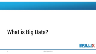What is Big Data?
http://brillix.co.il5
 