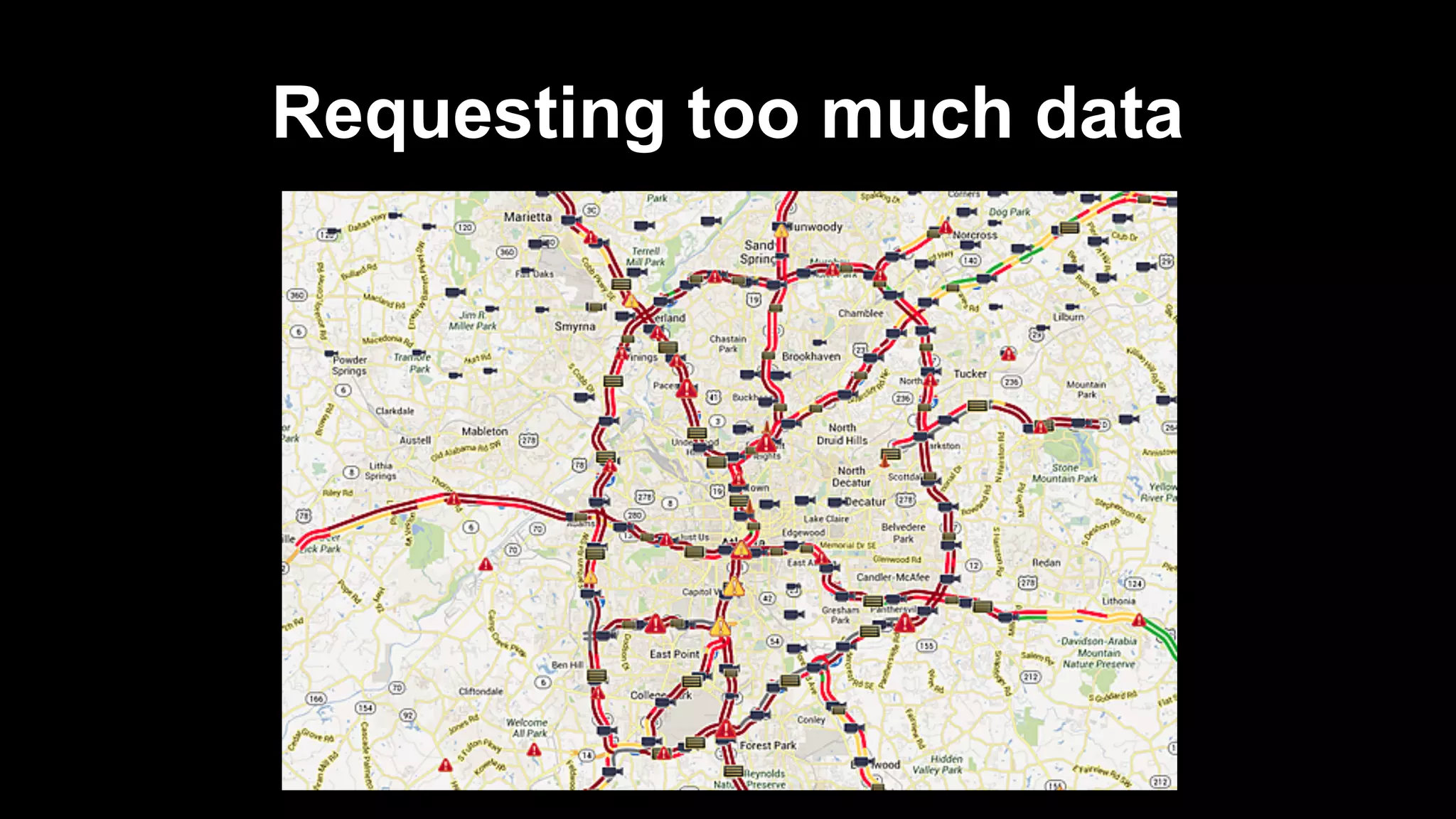 Requesting too much data

 