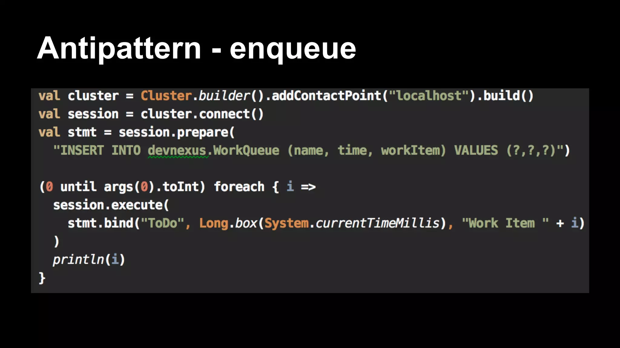 Antipattern - enqueue

 