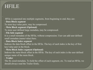 Hfile Specificstion Big data hbase | PPT