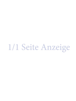 1/1 Seite Anzeige
 