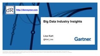 Big Data Industry Insights 2015 