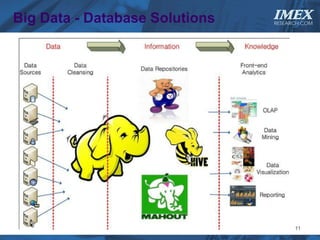 Big Data - Database Solutions   IMEX
                                RESEARCH.COM




                                      11
 