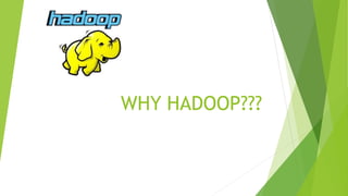 WHY HADOOP???
 