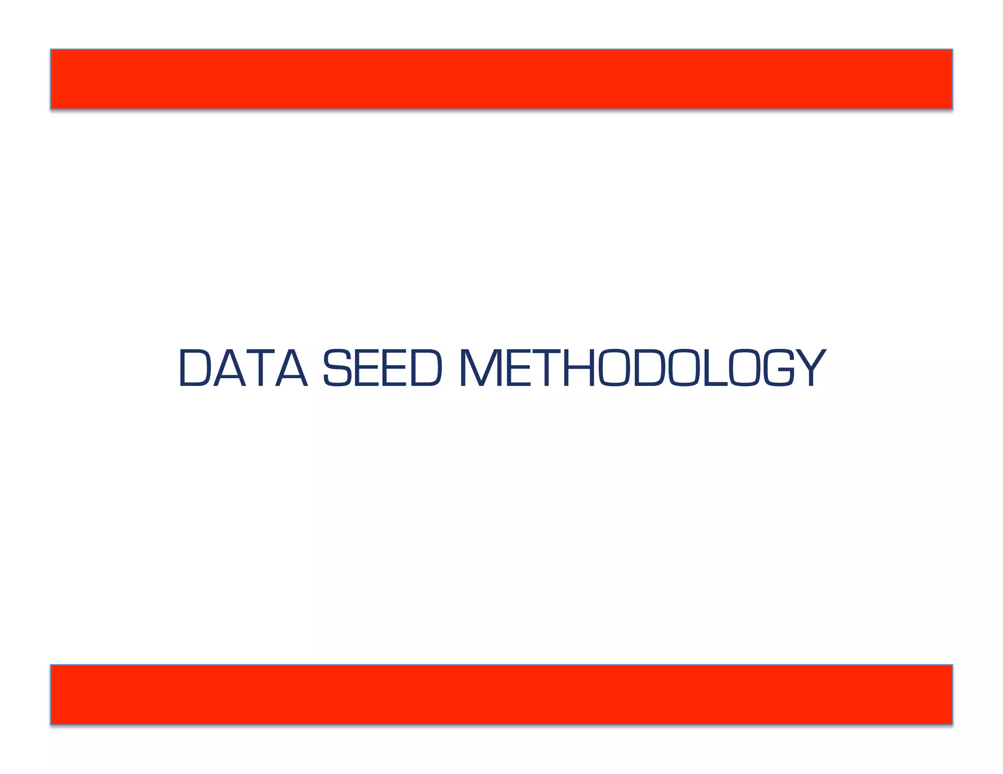 Initial Keyword Seed Scoping
Keep it simple
Discover through
observations
 