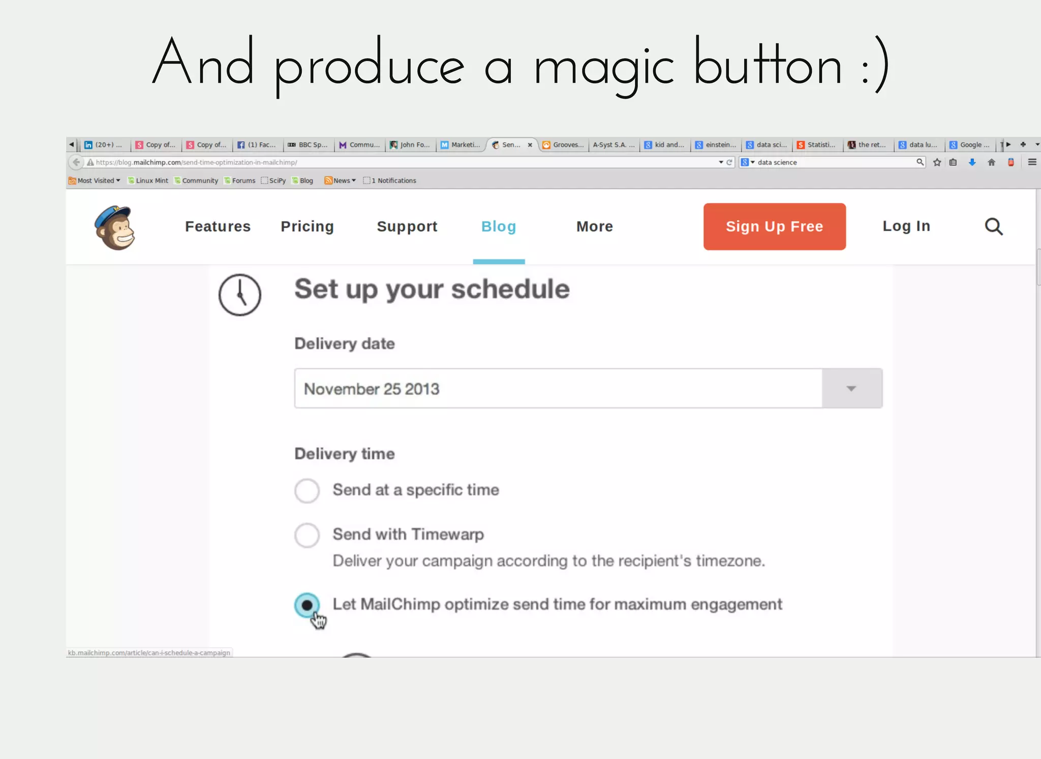 And produce a magic button :)And produce a magic button :)
 