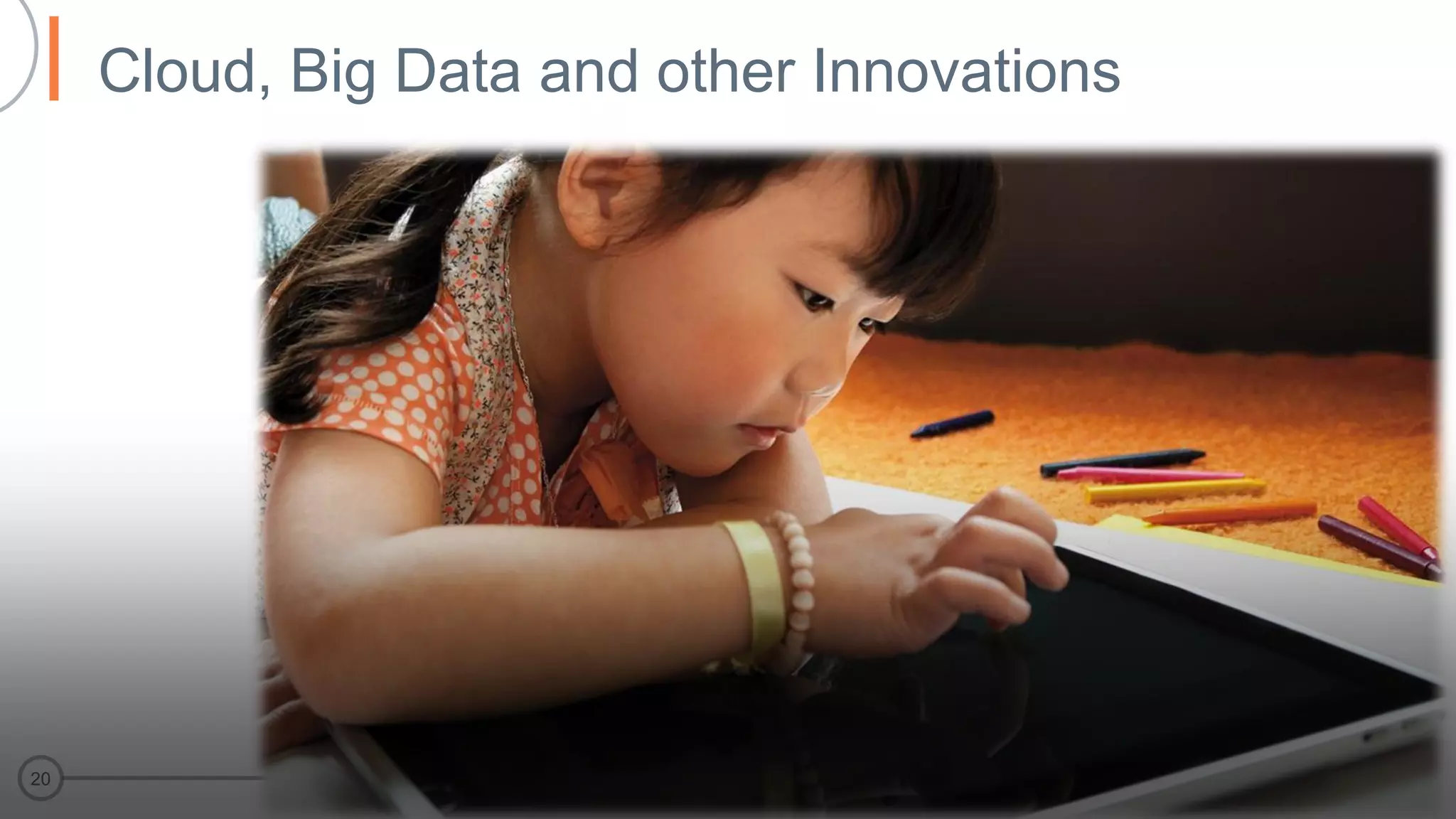 20
Cloud, Big Data and other Innovations
 
