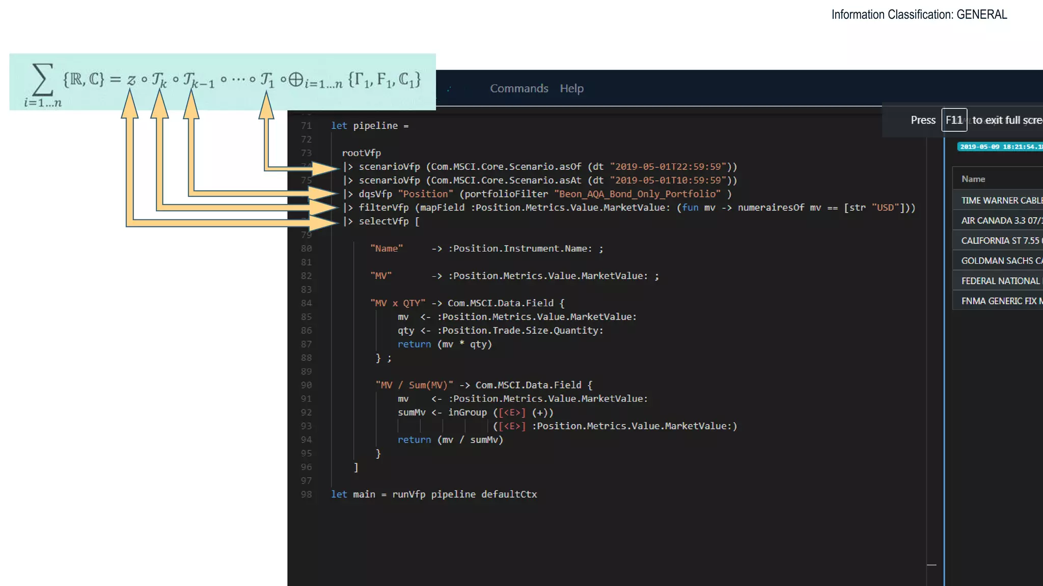 Information Classification: GENERAL
21
 