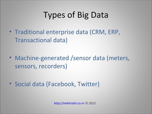 Big Data Overview | PPT