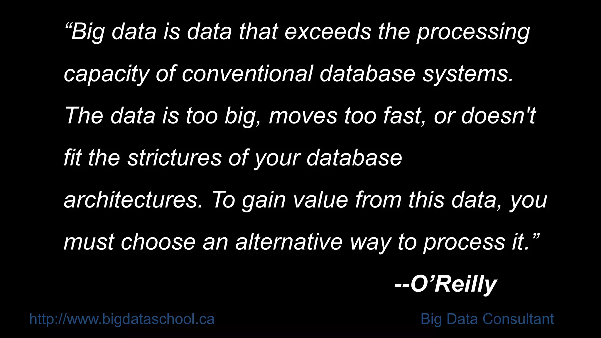 Big data overview | PPT