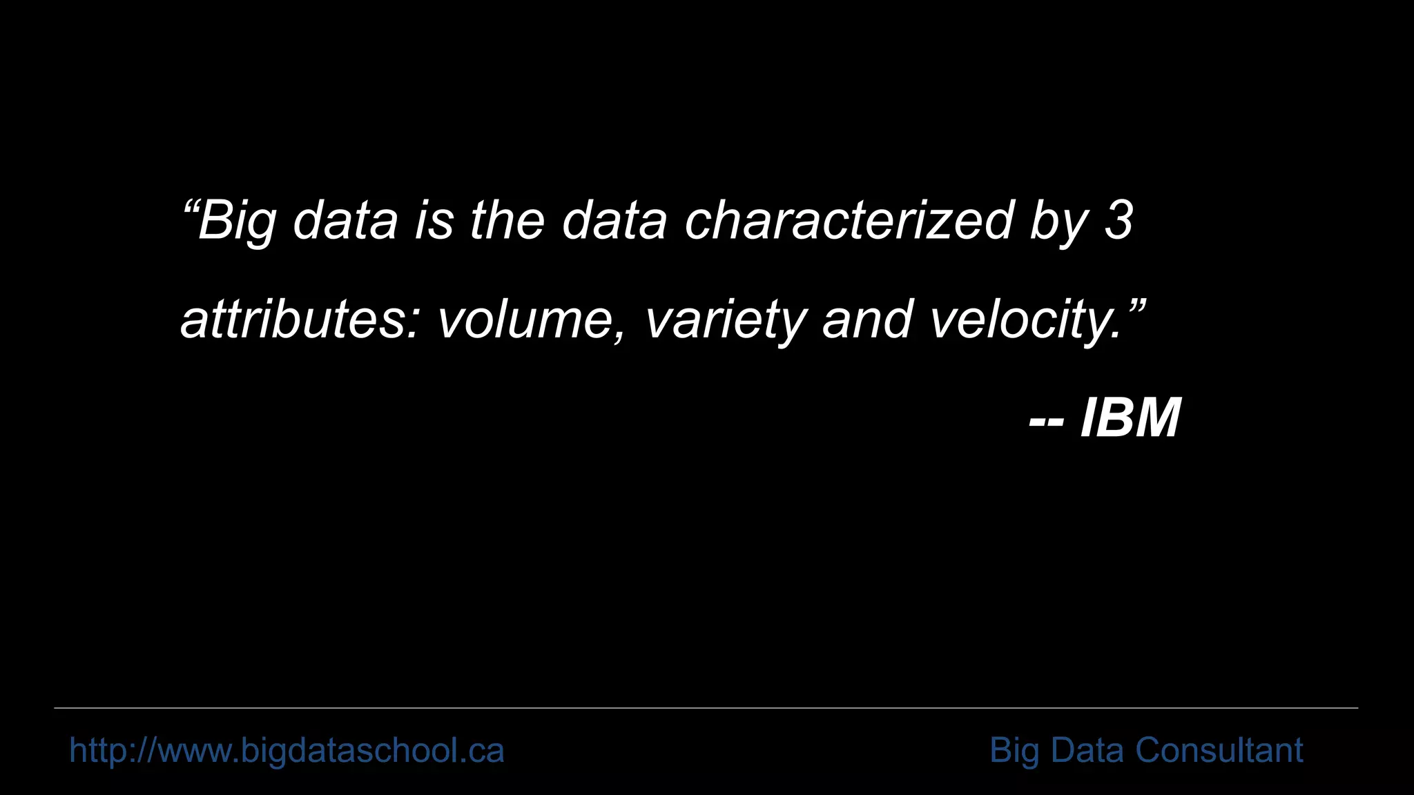 Big data overview | PPT