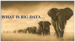 WHAT IS BIG DATA…
 