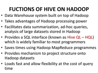 Apache Hadoop Hive | PPTX