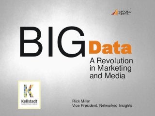 DataBIGA Revolution
in Marketing
and Media
Rick Miller
Vice President, Networked Insights
 