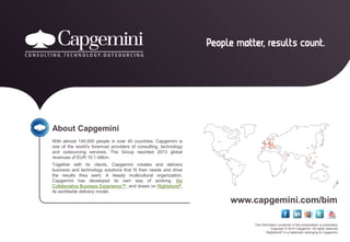 The information contained in this presentation is proprietary. Copyright © 2014 Capgemini. All rights reserved. 
Rightshor...