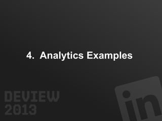 4. Analytics Examples

 