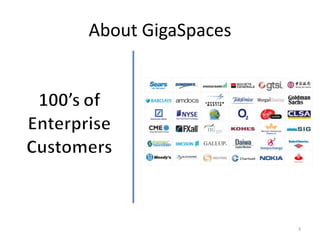 About GigaSpaces




                   3
 