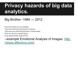 Big data Big Analytics
