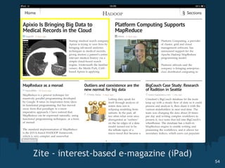Zite - interest-based e-magazine (iPad) 
